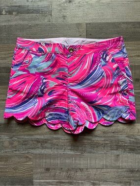 NWT Lilly Pulitzer Buttercup Short Magenta “Oh My Guava” Size 8